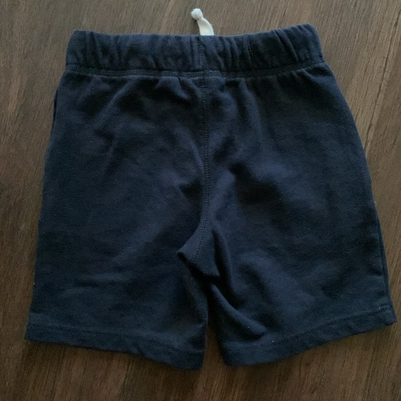 Children's Place navy blue pull on drawstring shorts size 5/6 - Picture 2 of 3